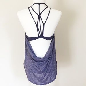 🆕 LuLulemon Purple Raise The Barre Strappy Tank